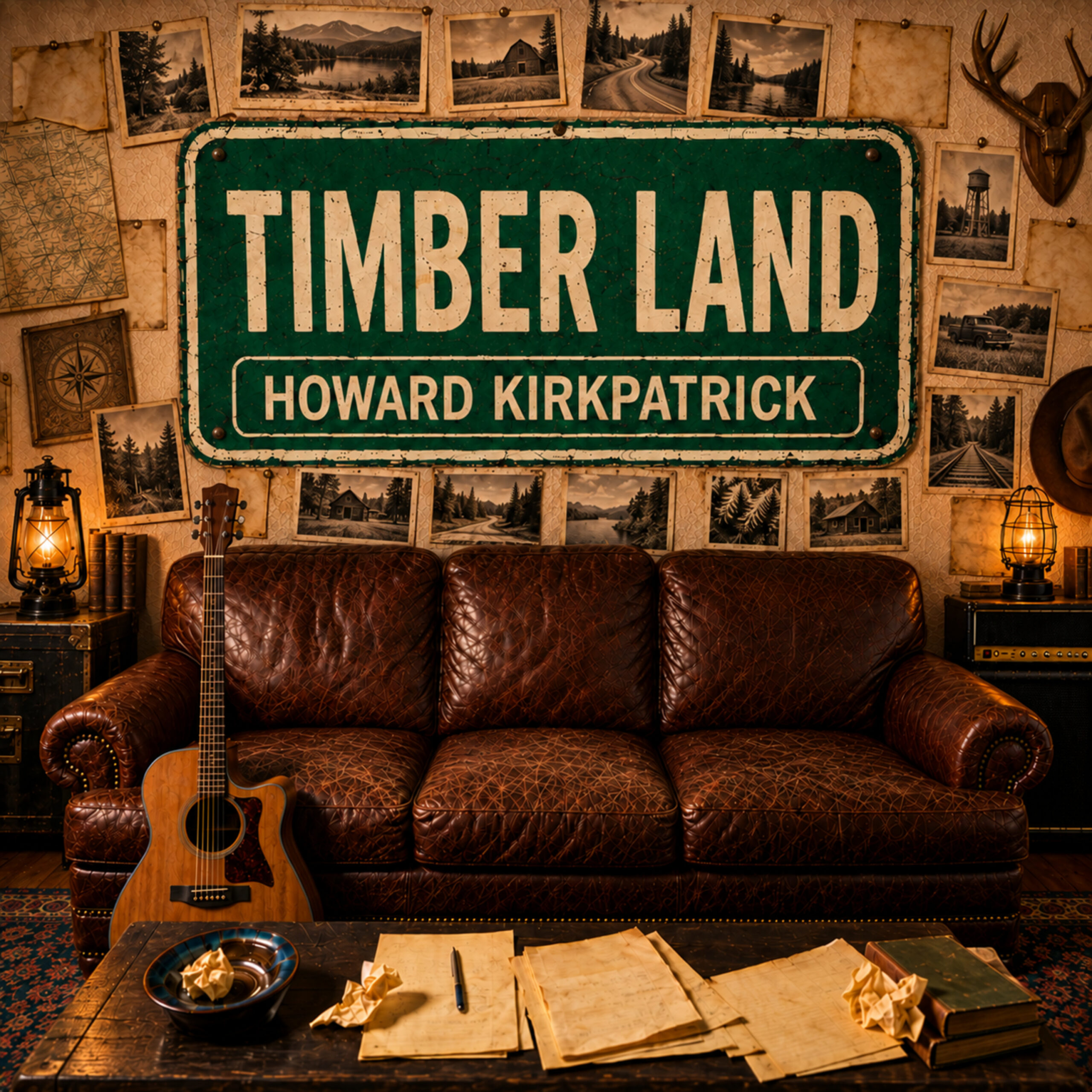 Timber Land single cover art - Howard Kirkpatrick